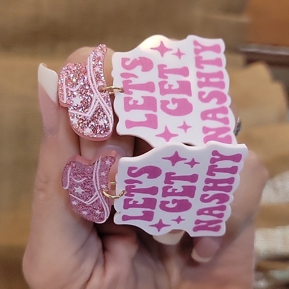 Nashville Cowgirl Earrings - Picture 4 of 6